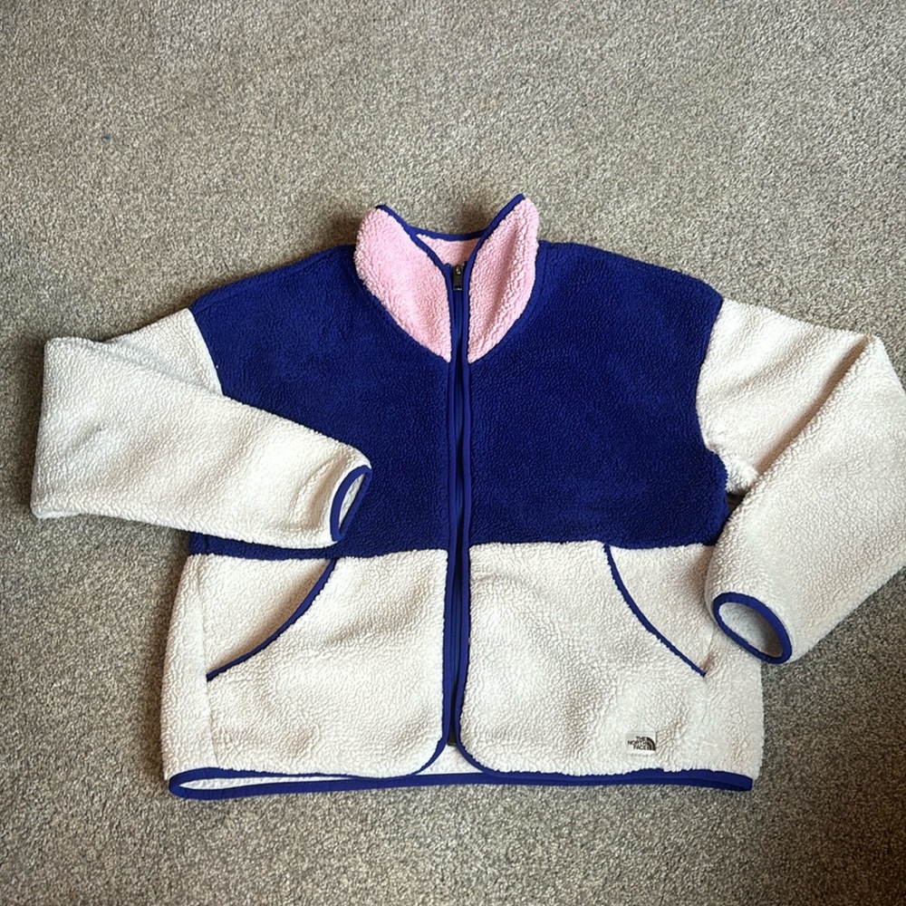 The North Face Girls' Fleece zip up jacket XXL 18/20